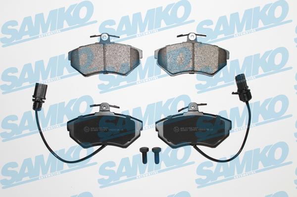 Samko 5SP979 - Тормозные колодки, дисковые, комплект autospares.lv