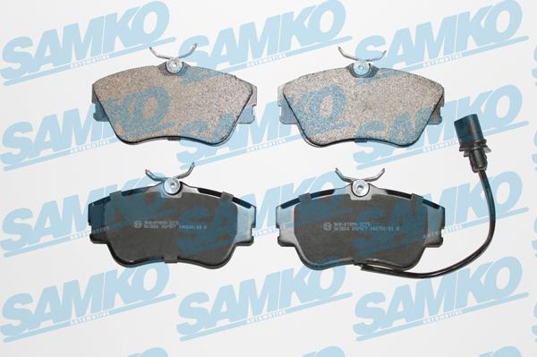 Samko 5SP977 - Тормозные колодки, дисковые, комплект autospares.lv