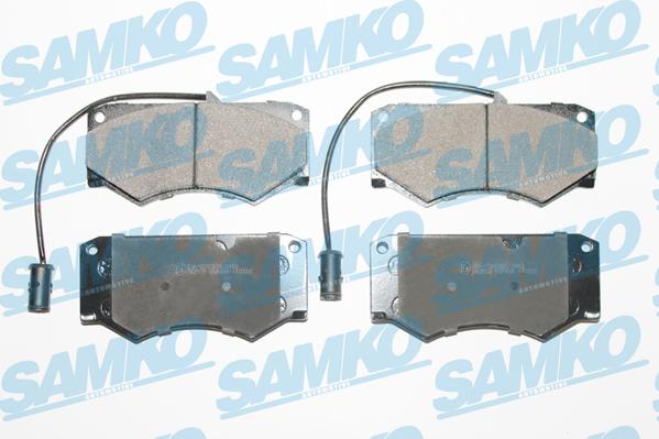 Samko 5SP499 - Тормозные колодки, дисковые, комплект autospares.lv