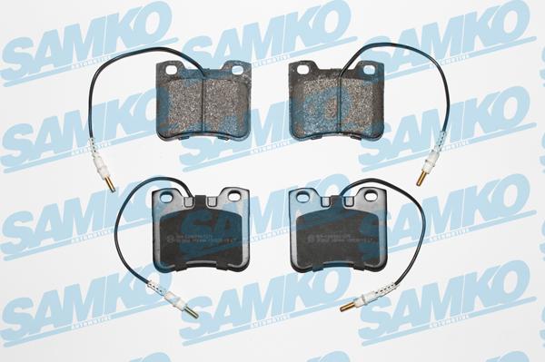 Samko 5SP444 - Тормозные колодки, дисковые, комплект autospares.lv
