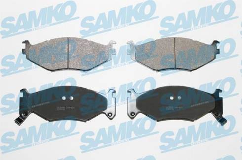 Samko 5SP454 - Тормозные колодки, дисковые, комплект autospares.lv