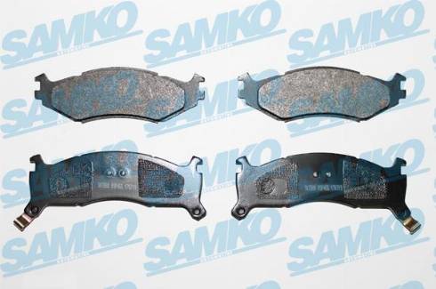 Samko 5SP455 - Тормозные колодки, дисковые, комплект autospares.lv