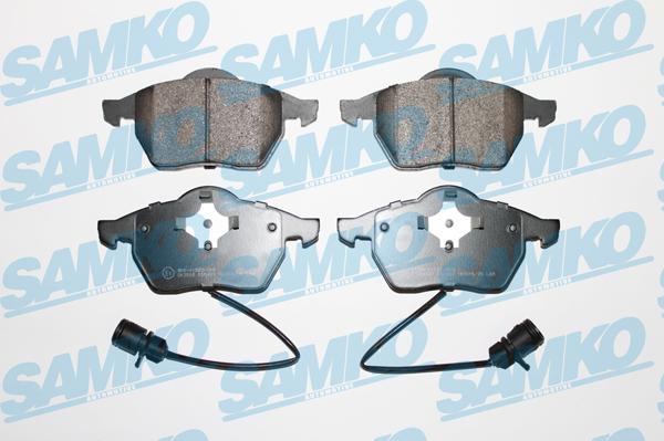 Samko 5SP453 - Тормозные колодки, дисковые, комплект autospares.lv