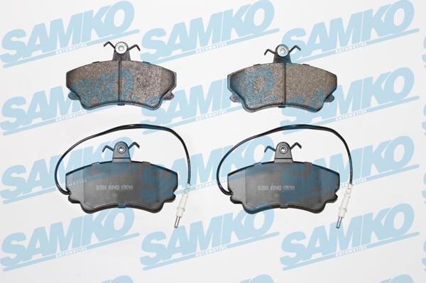 Samko 5SP452 - Тормозные колодки, дисковые, комплект autospares.lv