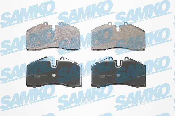 Samko 5SP466 - Тормозные колодки, дисковые, комплект autospares.lv