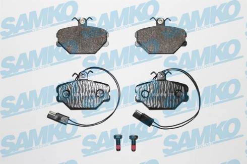 Samko 5SP468 - Тормозные колодки, дисковые, комплект autospares.lv