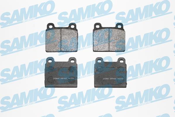 Samko 5SP405 - Тормозные колодки, дисковые, комплект autospares.lv