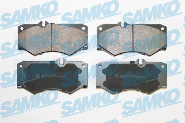 Samko 5SP408 - Тормозные колодки, дисковые, комплект autospares.lv