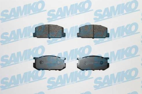 Samko 5SP416 - Тормозные колодки, дисковые, комплект autospares.lv