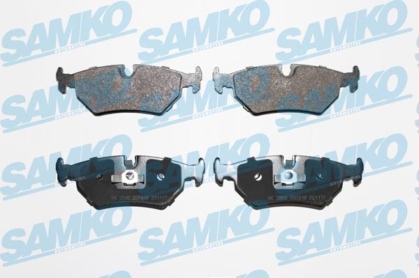 Samko 5SP418 - Тормозные колодки, дисковые, комплект autospares.lv