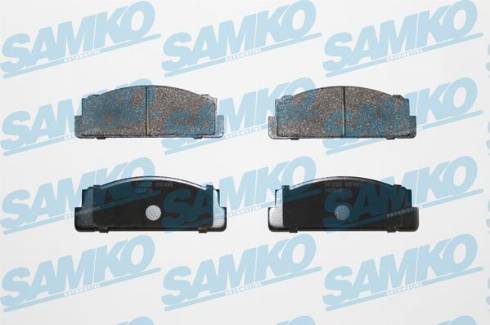 Samko 5SP489 - Тормозные колодки, дисковые, комплект autospares.lv