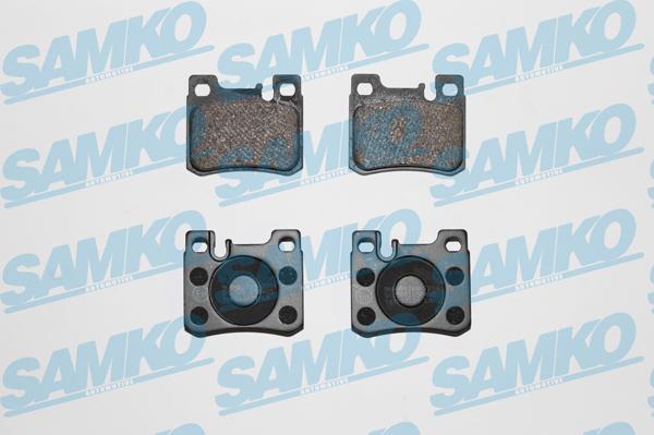 Samko 5SP485 - Тормозные колодки, дисковые, комплект autospares.lv