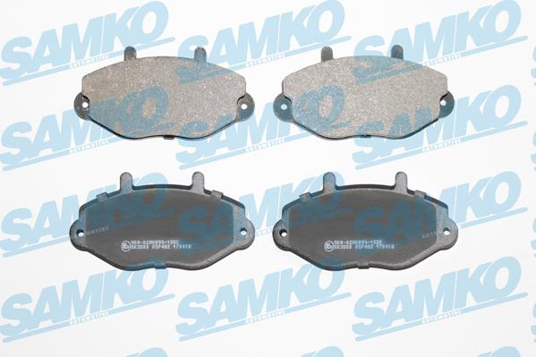 Samko 5SP482 - Тормозные колодки, дисковые, комплект autospares.lv