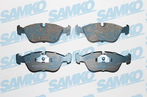 Samko 5SP436 - Тормозные колодки, дисковые, комплект autospares.lv