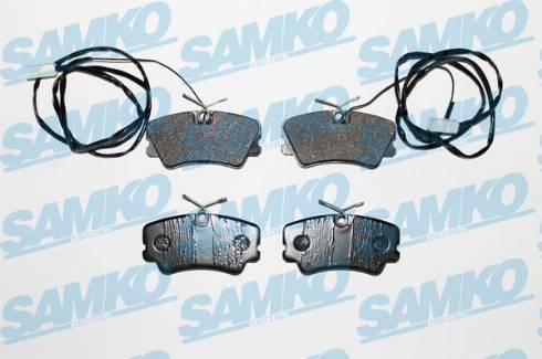 Samko 5SP421 - Тормозные колодки, дисковые, комплект autospares.lv