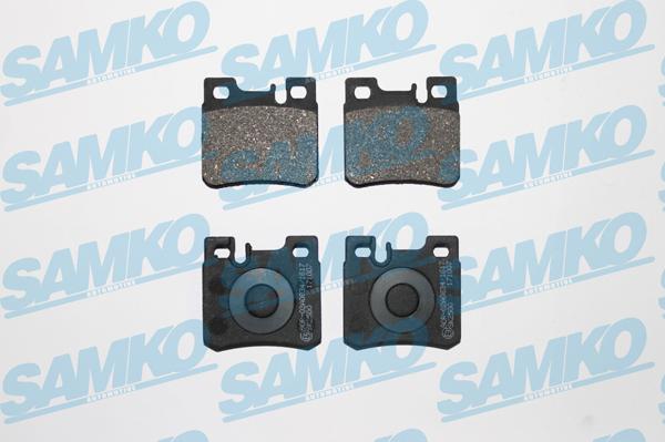 Samko 5SP428 - Тормозные колодки, дисковые, комплект autospares.lv