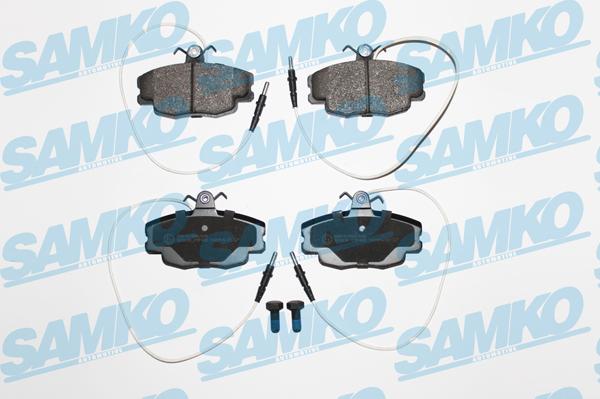 Samko 5SP422 - Тормозные колодки, дисковые, комплект autospares.lv