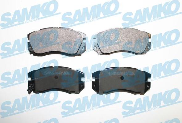 Samko 5SP479 - Тормозные колодки, дисковые, комплект autospares.lv