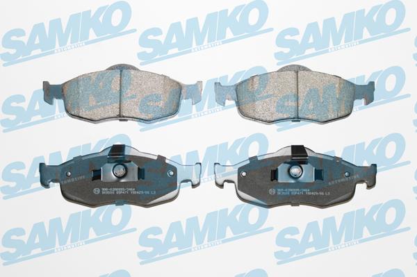 Samko 5SP471 - Тормозные колодки, дисковые, комплект autospares.lv