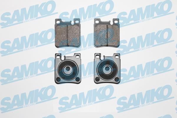 Samko 5SP477 - Тормозные колодки, дисковые, комплект autospares.lv