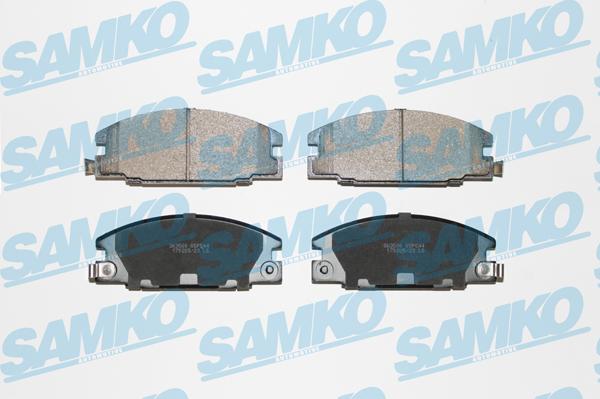 Samko 5SP544 - Тормозные колодки, дисковые, комплект autospares.lv