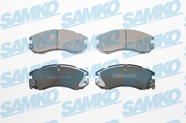 Samko 5SP546 - Тормозные колодки, дисковые, комплект autospares.lv