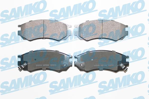 Samko 5SP548 - Тормозные колодки, дисковые, комплект autospares.lv