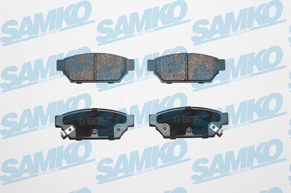 Samko 5SP547 - Тормозные колодки, дисковые, комплект autospares.lv