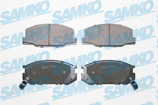Samko 5SP553 - Тормозные колодки, дисковые, комплект autospares.lv