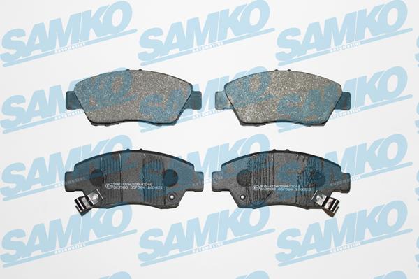 Samko 5SP564 - Тормозные колодки, дисковые, комплект autospares.lv