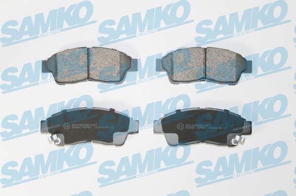 Samko 5SP561 - Тормозные колодки, дисковые, комплект autospares.lv