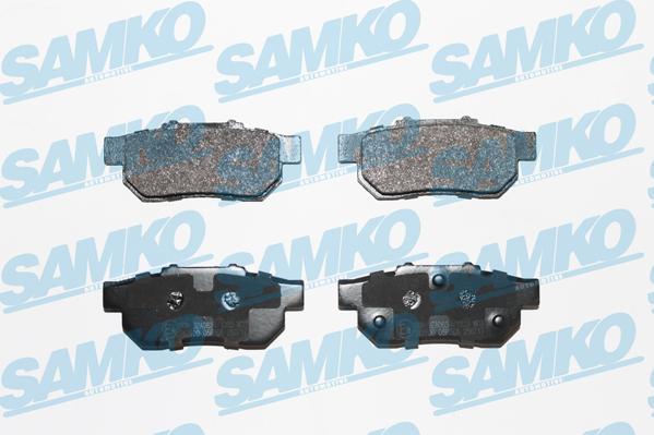 Samko 5SP505 - Тормозные колодки, дисковые, комплект autospares.lv