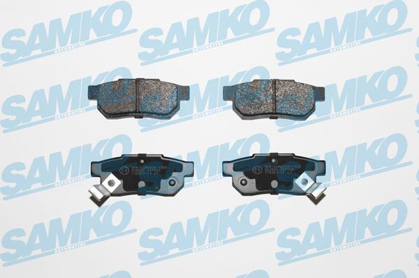 Samko 5SP506 - Тормозные колодки, дисковые, комплект autospares.lv