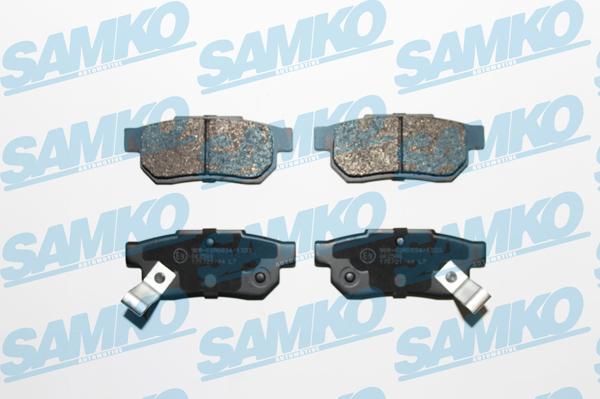Samko 5SP507 - Тормозные колодки, дисковые, комплект autospares.lv