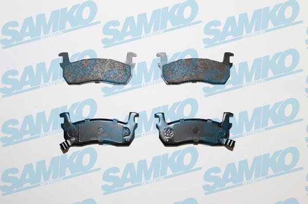 Samko 5SP516 - Тормозные колодки, дисковые, комплект autospares.lv