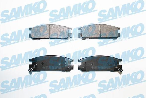 Samko 5SP517 - Тормозные колодки, дисковые, комплект autospares.lv