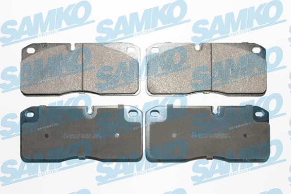 Samko 5SP586 - Тормозные колодки, дисковые, комплект autospares.lv