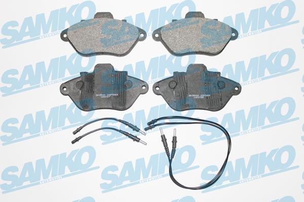 Samko 5SP583 - Тормозные колодки, дисковые, комплект autospares.lv