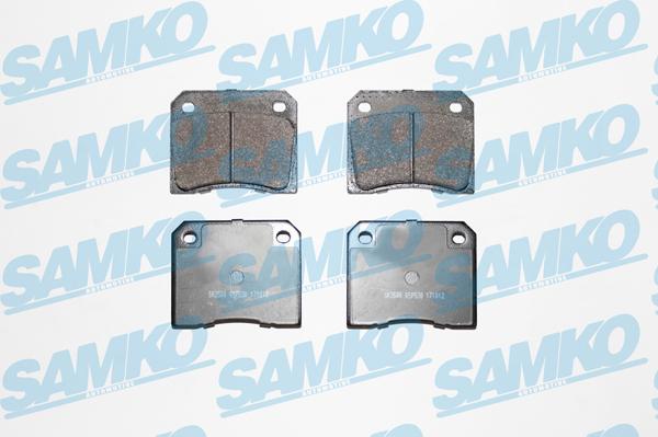 Samko 5SP530 - Тормозные колодки, дисковые, комплект autospares.lv