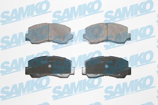 Samko 5SP532 - Тормозные колодки, дисковые, комплект autospares.lv