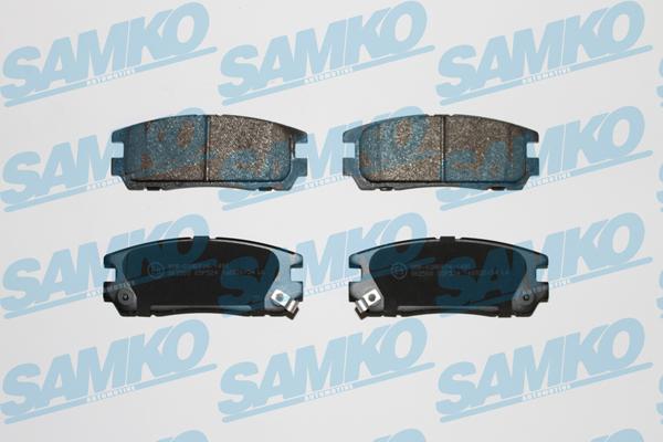 Samko 5SP524 - Тормозные колодки, дисковые, комплект autospares.lv