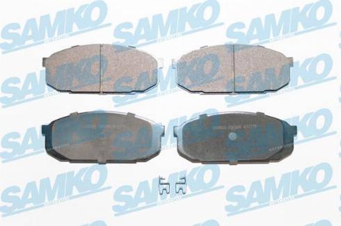 Samko 5SP526 - Тормозные колодки, дисковые, комплект autospares.lv