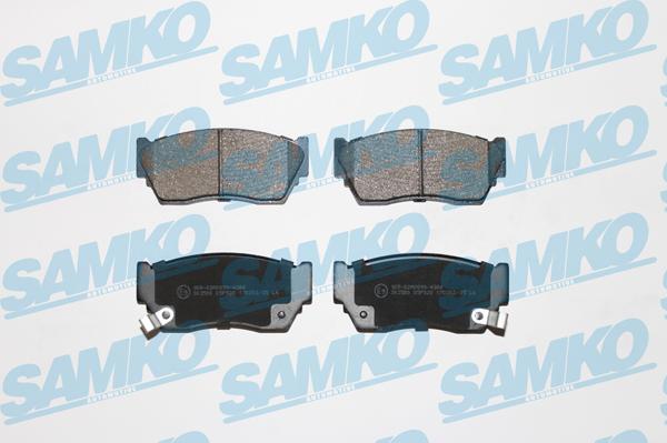 Samko 5SP520 - Тормозные колодки, дисковые, комплект autospares.lv