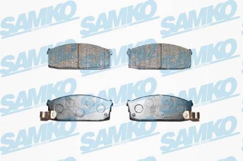 Samko 5SP527 - Тормозные колодки, дисковые, комплект autospares.lv