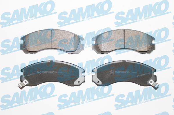 Samko 5SP578 - Тормозные колодки, дисковые, комплект autospares.lv