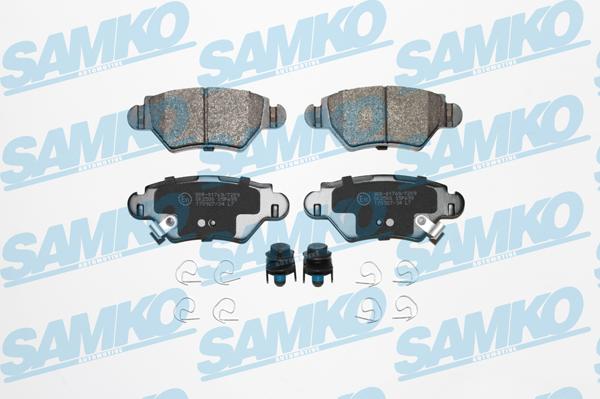 Samko 5SP699 - Тормозные колодки, дисковые, комплект autospares.lv