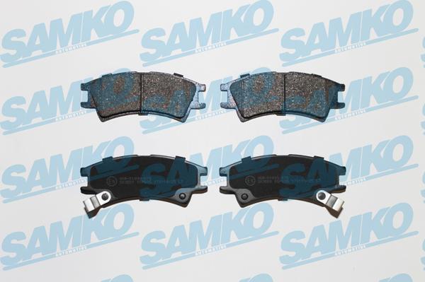 Samko 5SP695 - Тормозные колодки, дисковые, комплект autospares.lv