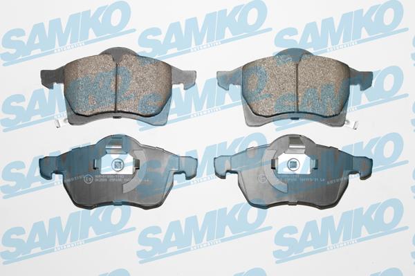 Samko 5SP690 - Тормозные колодки, дисковые, комплект autospares.lv