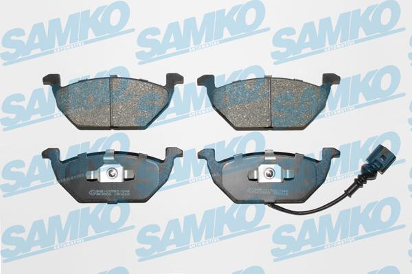 Samko 5SP692 - Тормозные колодки, дисковые, комплект autospares.lv