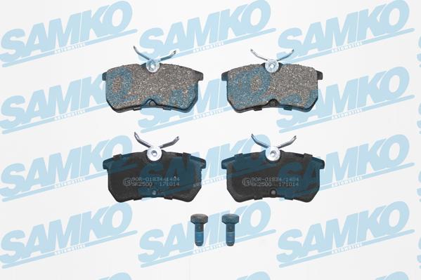 Samko 5SP697 - Тормозные колодки, дисковые, комплект autospares.lv